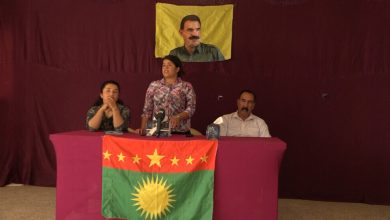 صورة أهالي شنكال  بالتنظيم ووحدة الشعب الكردي سنقف سداً منيعاً أمام هجمات الاحتلال