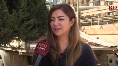 صورة ممثلة الزرادشتيين في جنوب كردستان تدعو إلى مقاطعة البضائع التركية