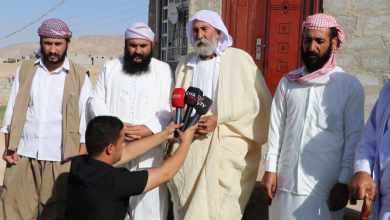 صورة رجال دين إيزيدون على حكومة إقليم كردستان معاقبة قاتل الطفلة آخين