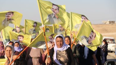 Photo of Jinên Êzidî ji bo azadiya Abdullah Ocalan meşiyan